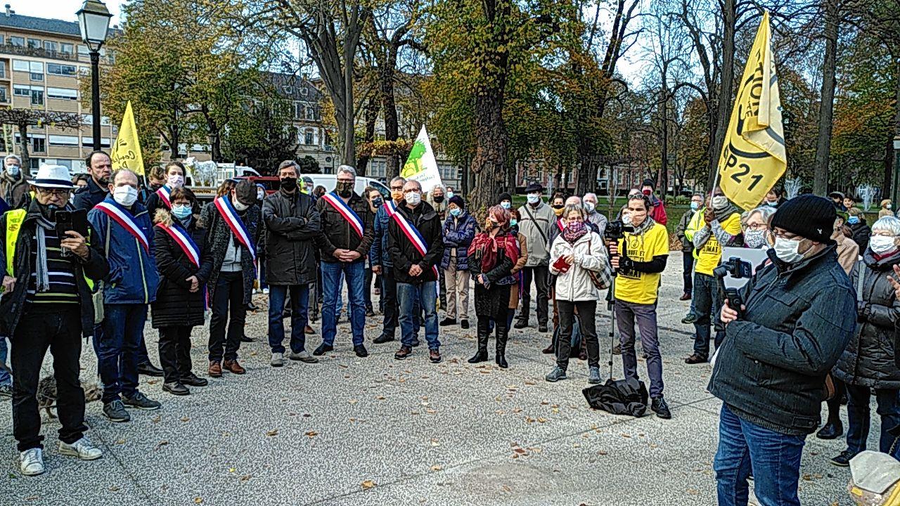 Rassemblement du 05/11/20 : préfecture de Colmar : Image à la une