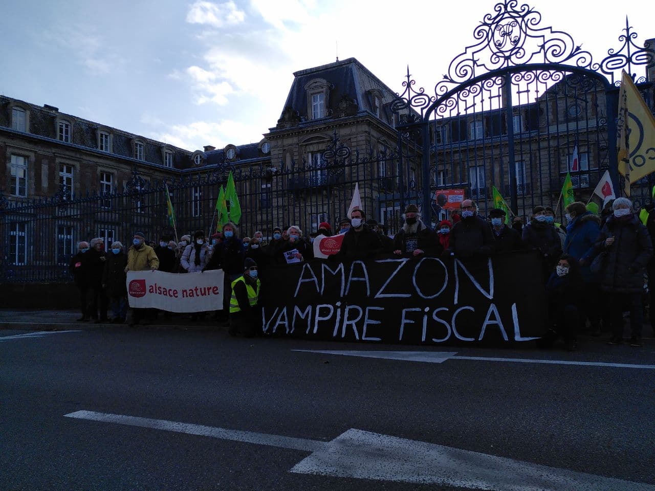 03/12/20 : Rassemblement à Colmar/ le préfet valide l’entrepôt géant à Ensisheim : Image à la une