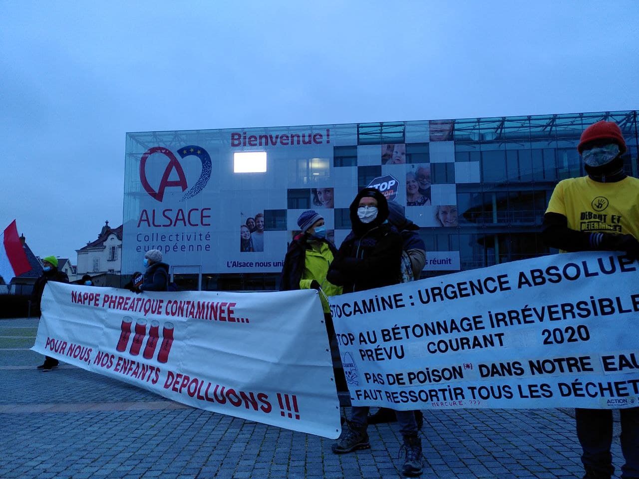 02/01/2020 : Rassemblement devant le conseil départemental : Image à la une