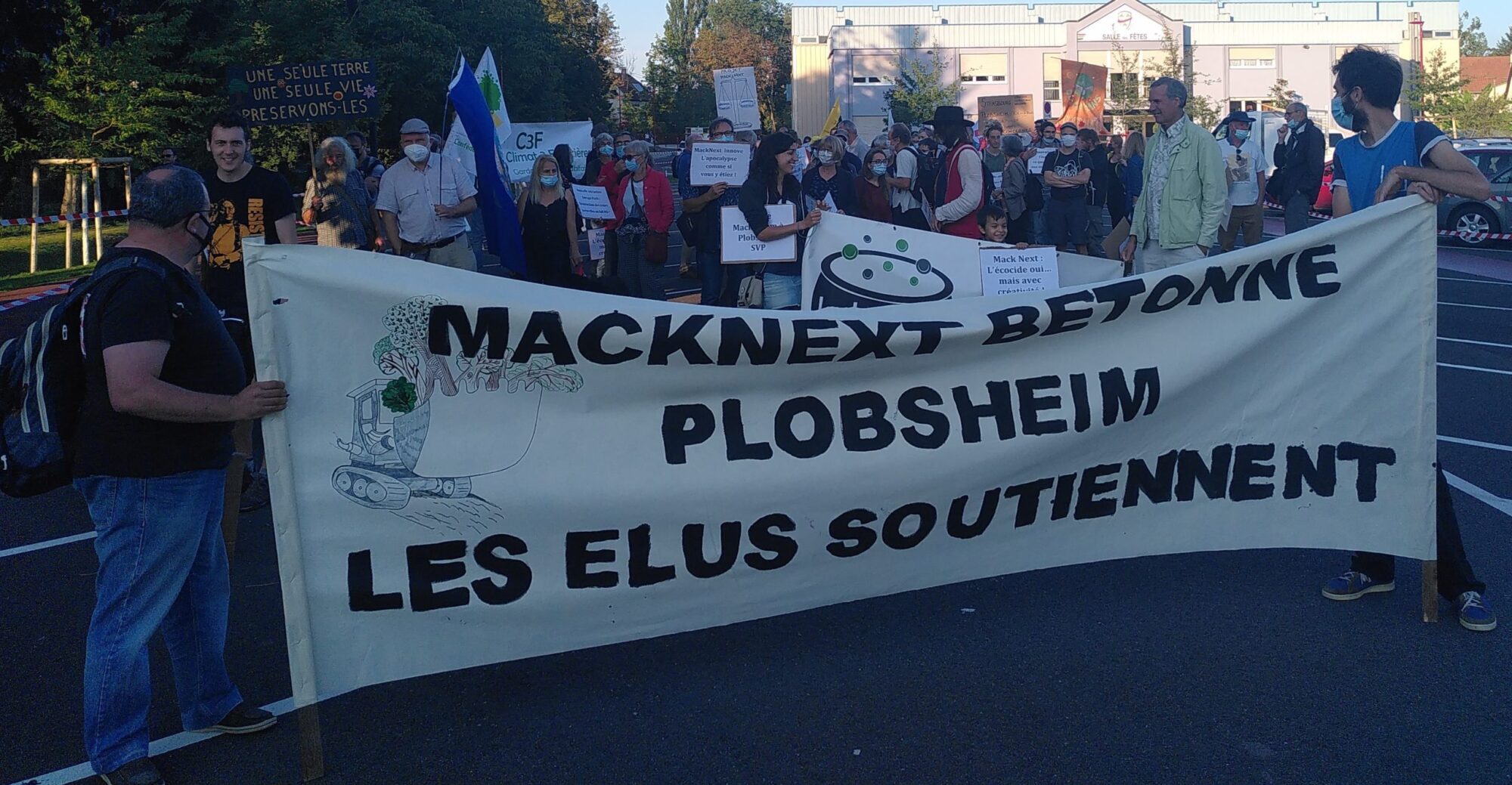 17/09/21 MANIFESTATION à PLOBSHEIM dans le cadre de la 4ème vague d’actions pour agir contre la re intoxication du monde » : Image à la une