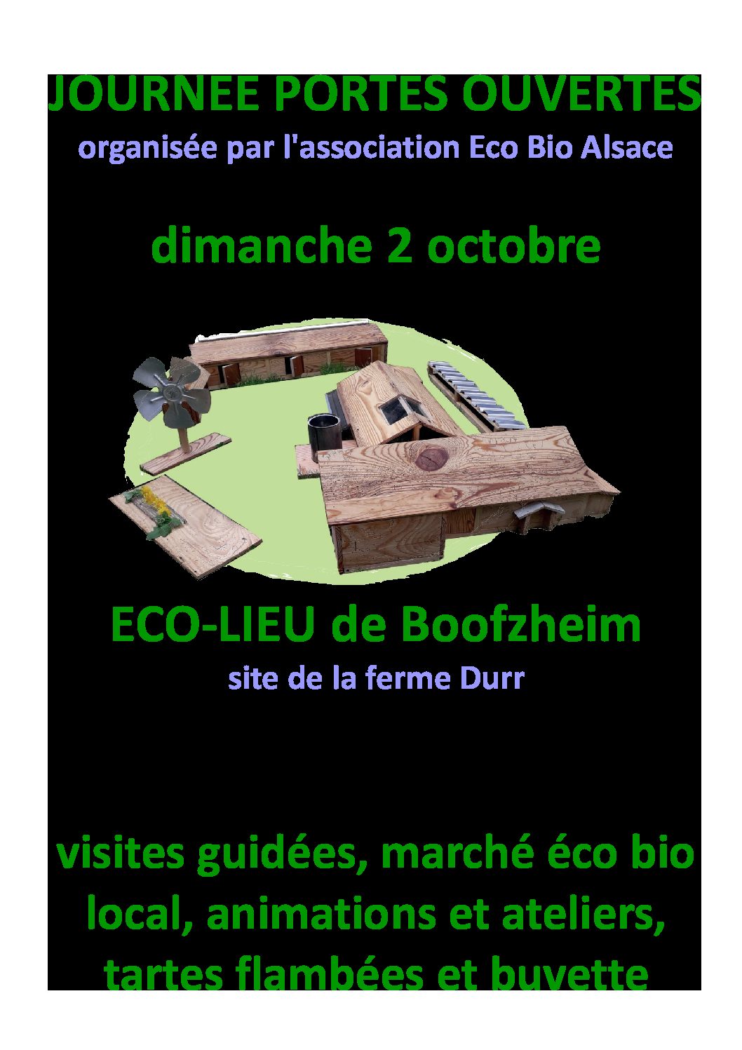 02/10/22 : Portes ouvertes ECO-LIEU de Boofzheim : Image à la une