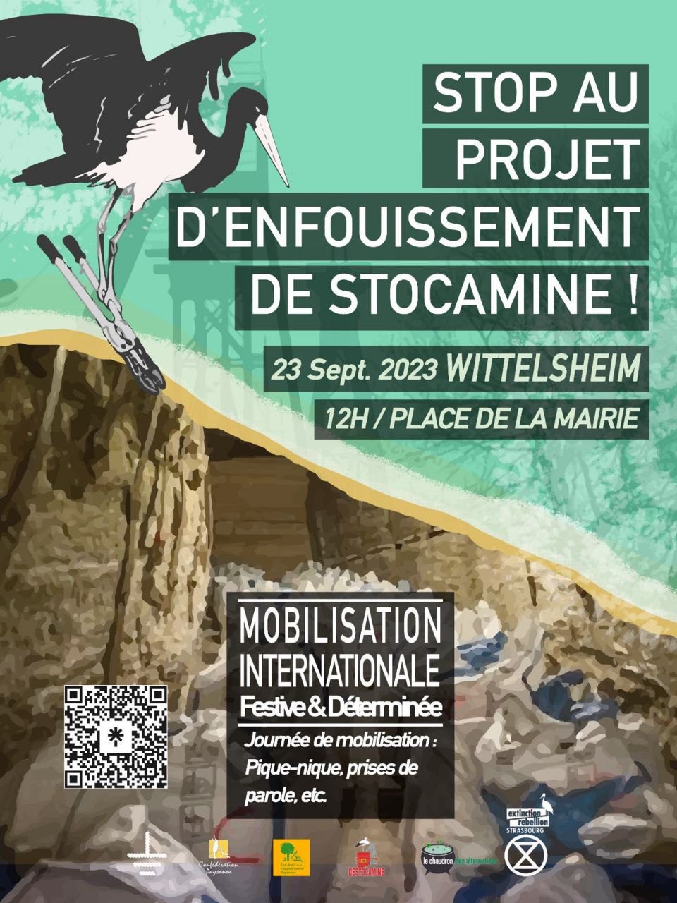 Une MOBILISATION internationale, festive et déterminée (Wittelsheim, 68) : Image à la une