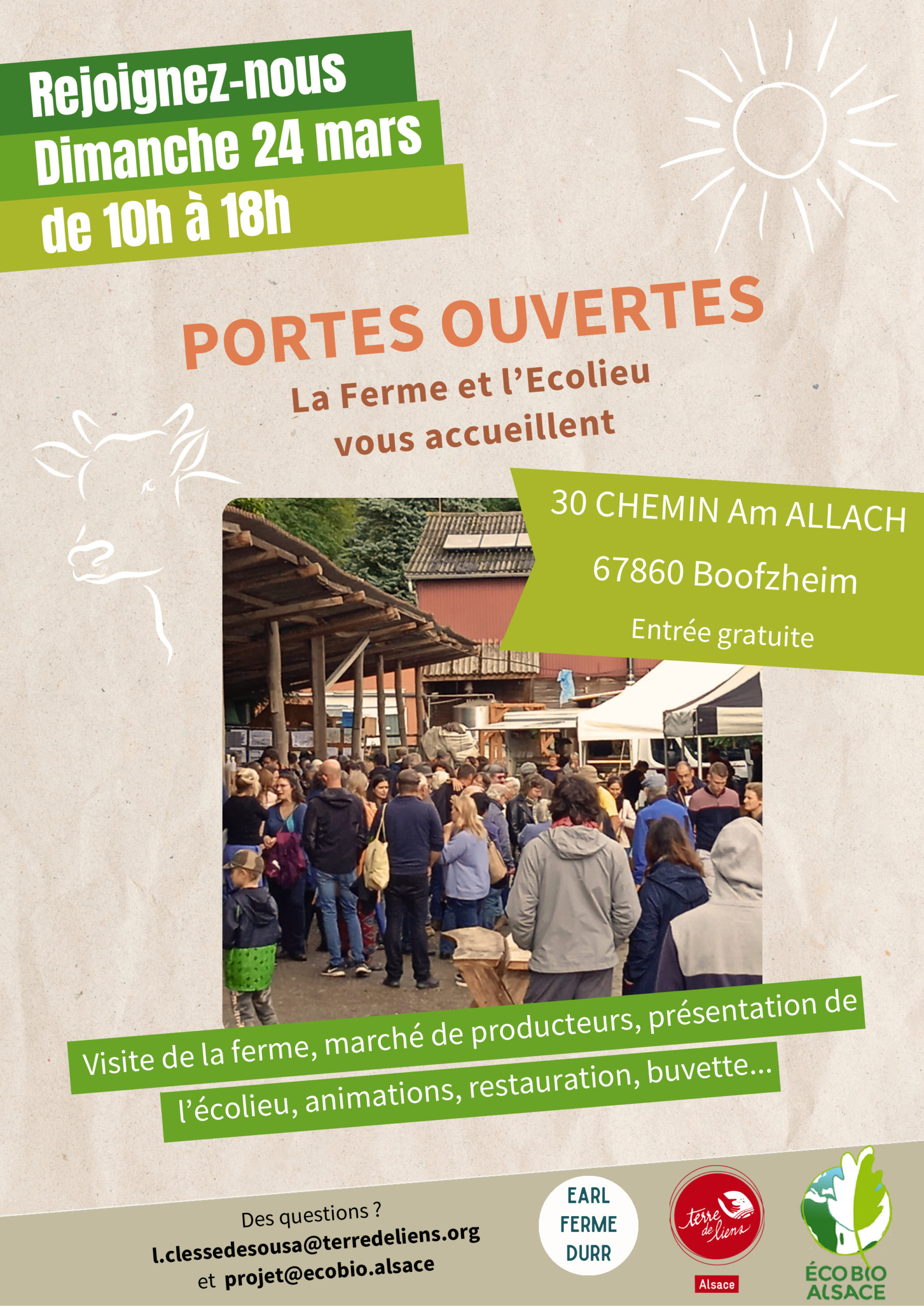 Le Chaudron des alternatives était présent aux portes ouvertes de l’Ecolieu de Boofzheim : Image à la une