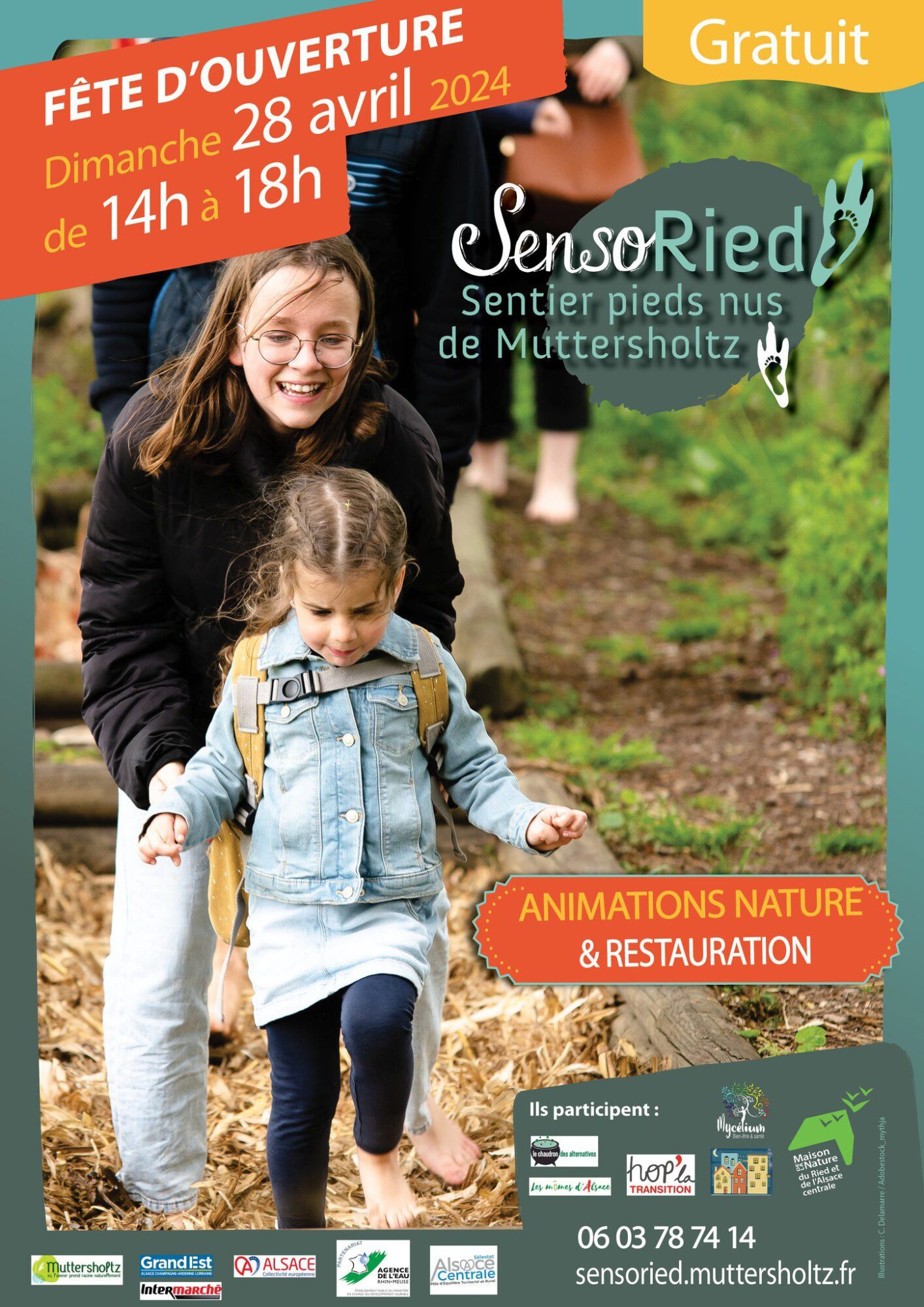 28/04/24, Muttersholtz – Fête d’ouverture saison 2024 du parcours SensoRied : Image à la une